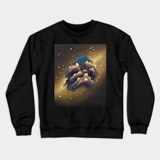 Nebula galaxy and cosmic dust Crewneck Sweatshirt